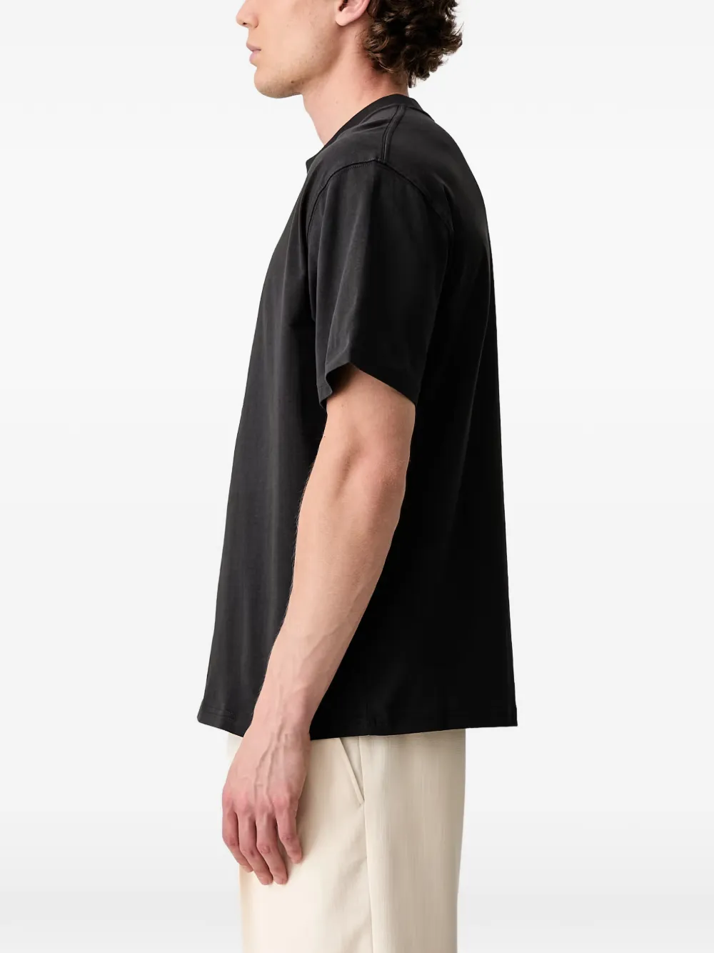 Barbour T-shirt met grafische print Zwart