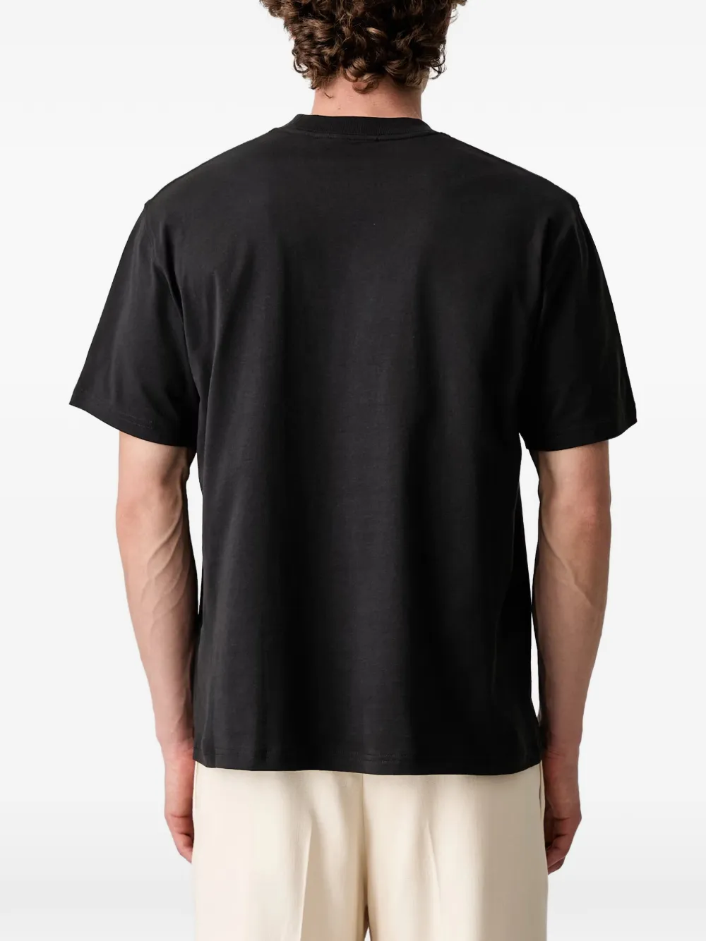 Barbour T-shirt met grafische print Zwart