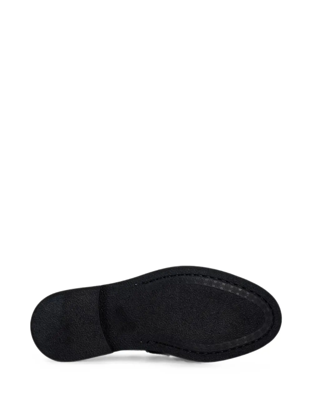 Filling Pieces horsebit panelled loafers Zwart