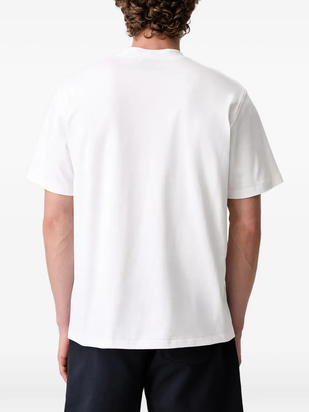 Barbour T-shirt met logoprint Wit