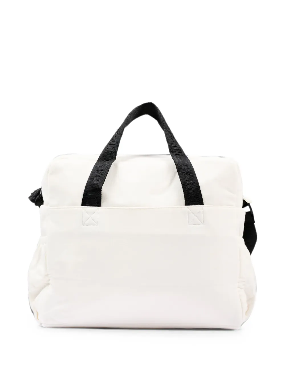 Moschino Kids Luiertas met logopatch Wit