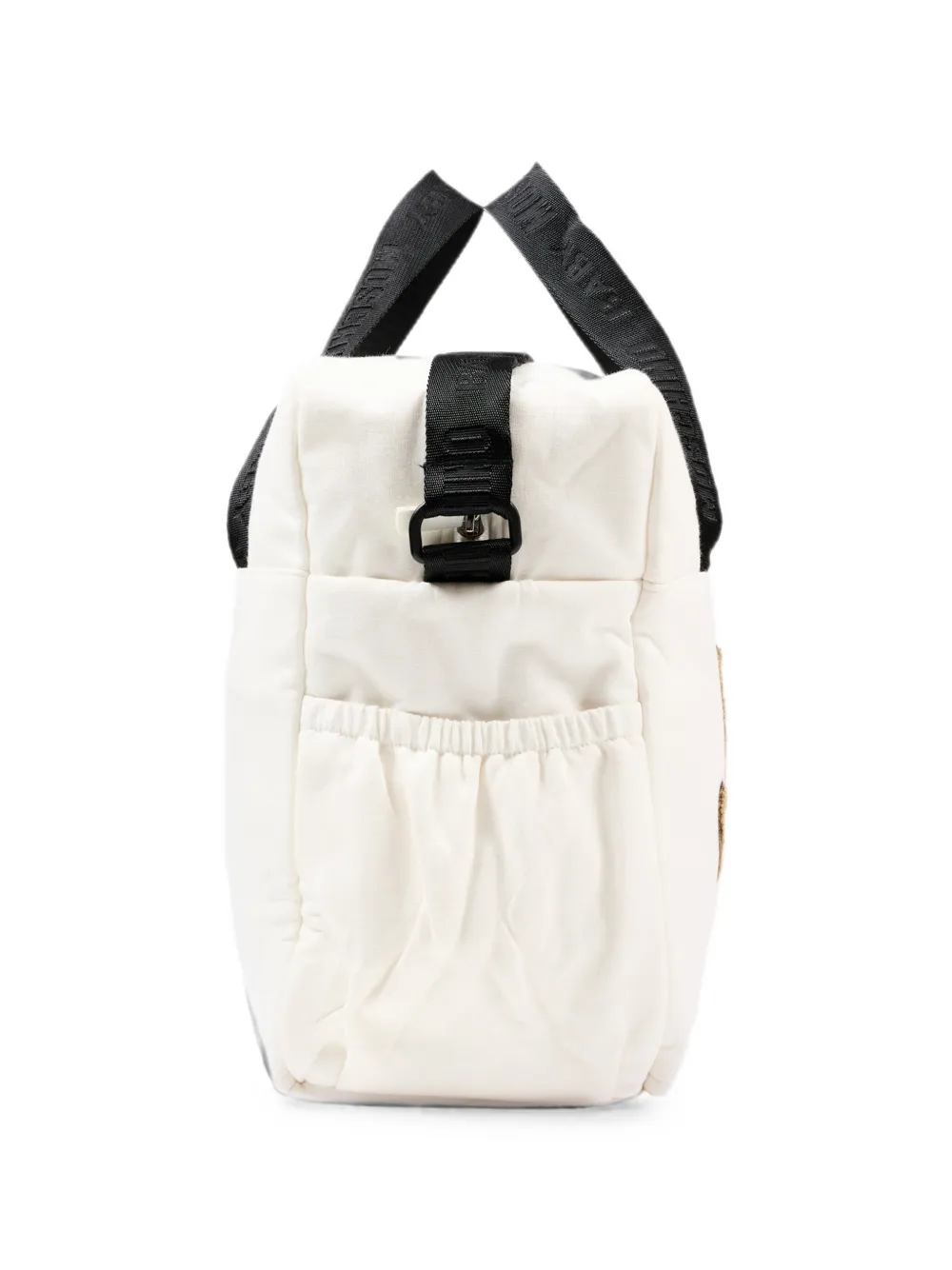 Moschino Kids Luiertas met logopatch Wit
