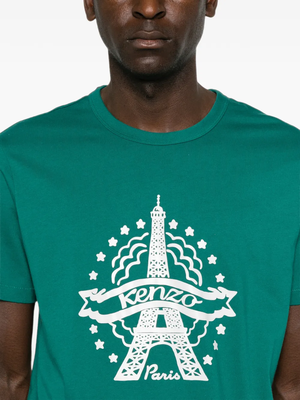 Kenzo Eiffel Tower T-shirt Groen