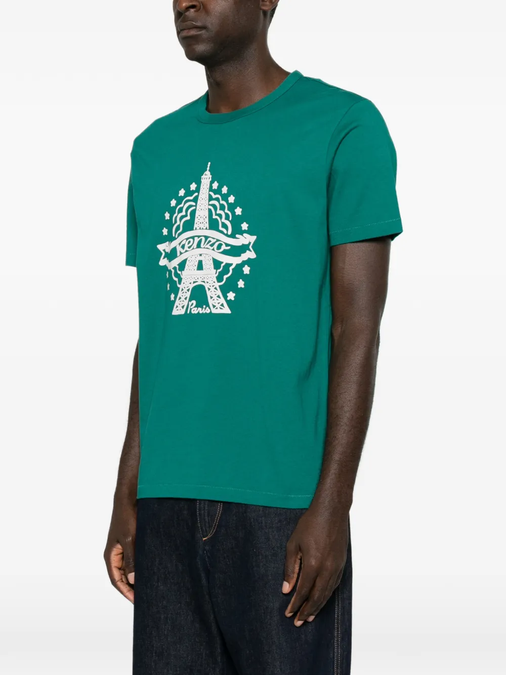 Kenzo Eiffel Tower T-shirt Groen