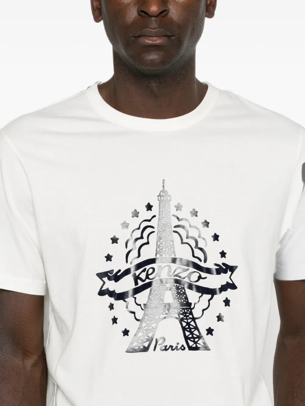 Kenzo T-shirt met print Wit