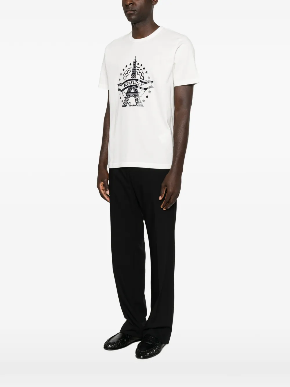 Kenzo T-shirt met print Wit