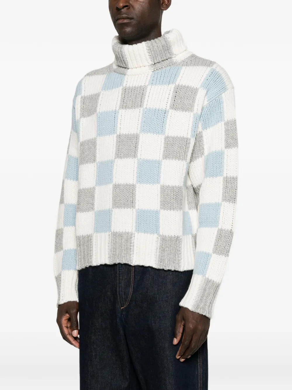 Kenzo geruite coltrui Wit
