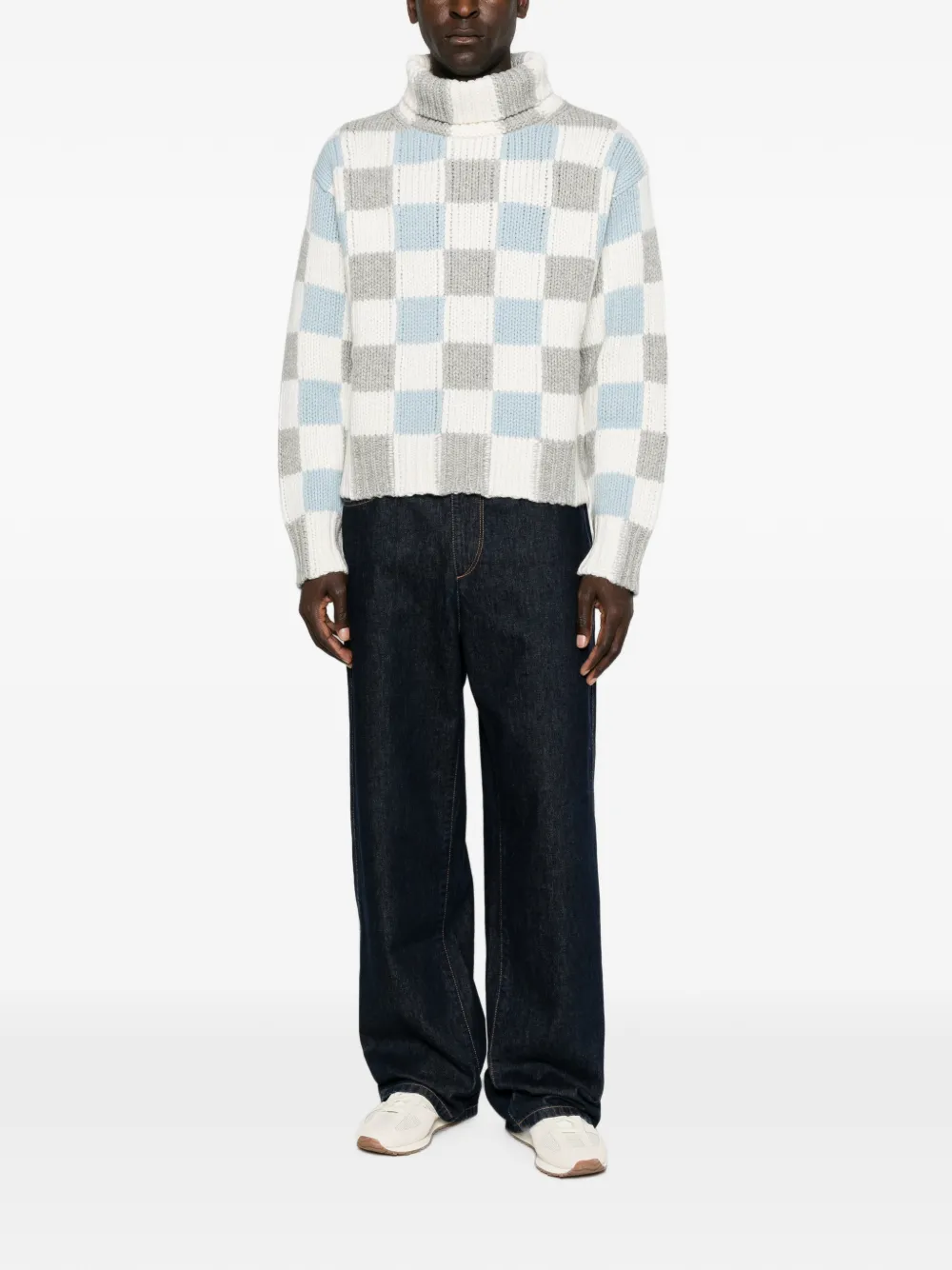 Kenzo geruite coltrui Wit