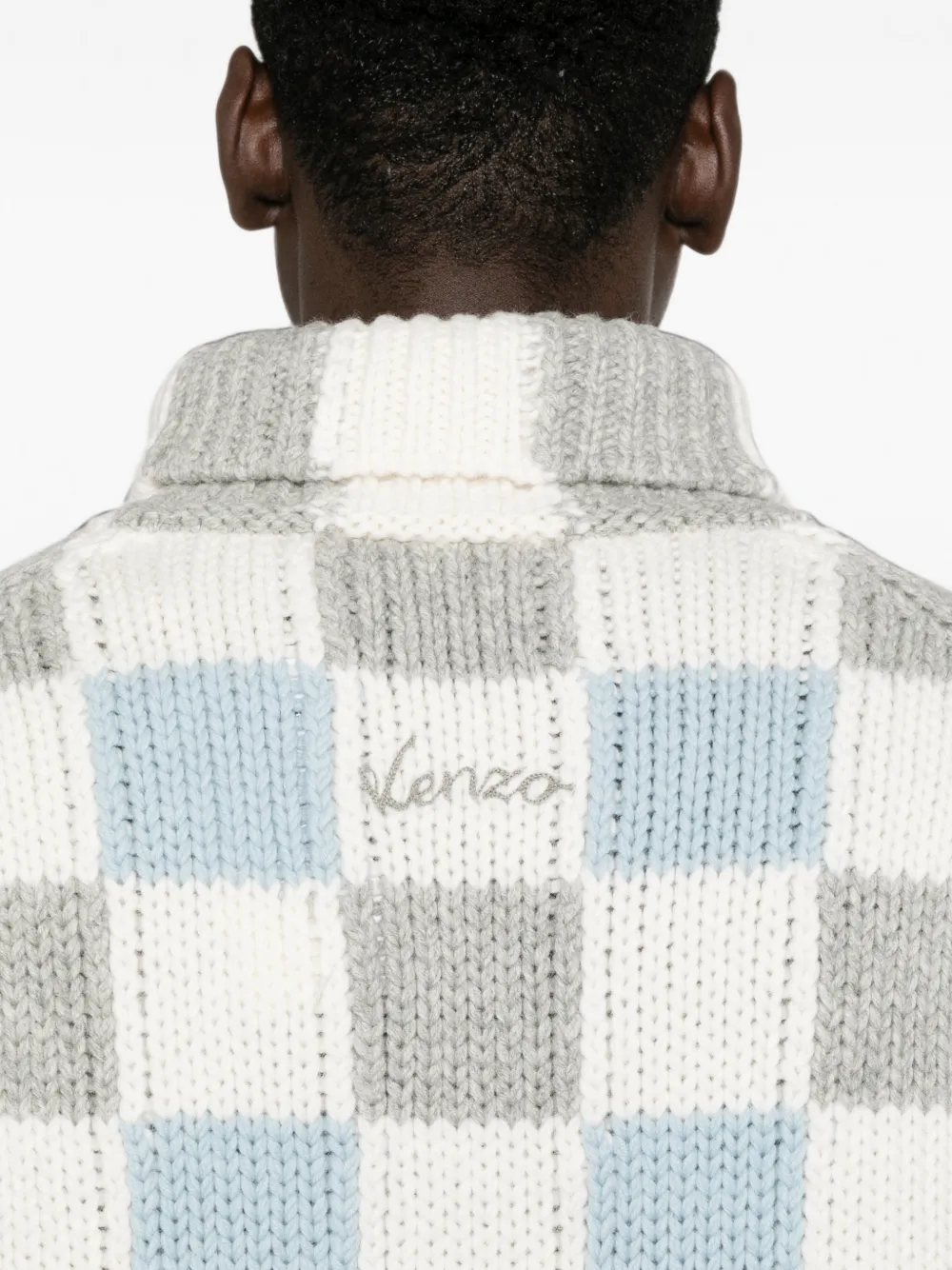 Kenzo geruite coltrui Wit