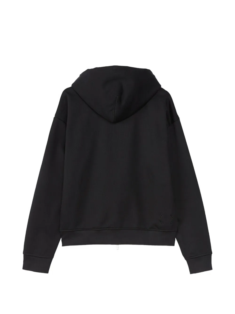 On Hoodie met trekkoord Zwart
