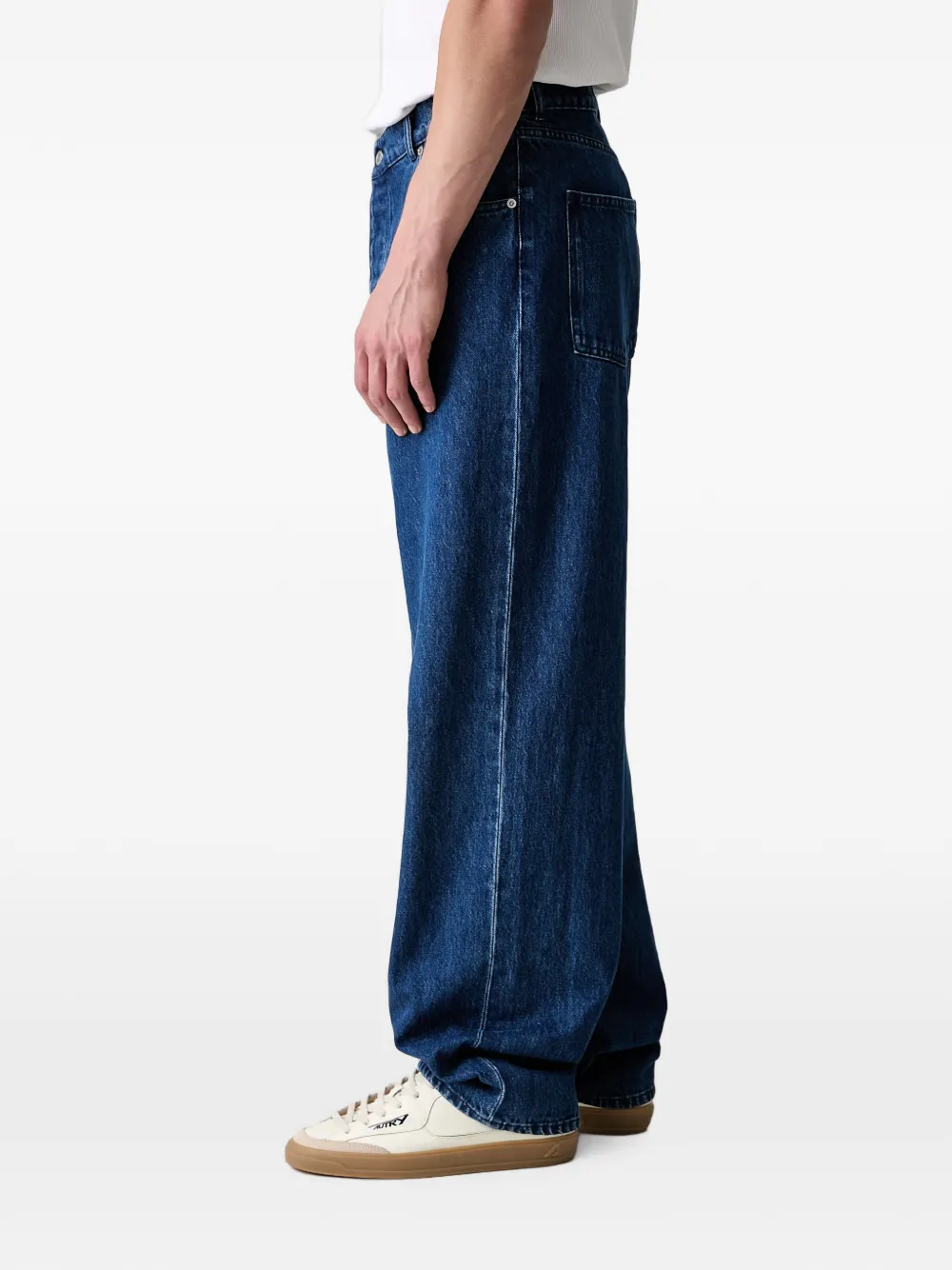 Drôle De Monsieur Jeans met vijf zakken Blauw