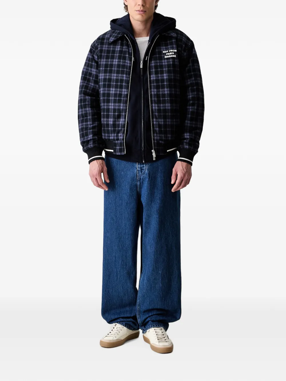 Drôle De Monsieur Jeans met vijf zakken Blauw