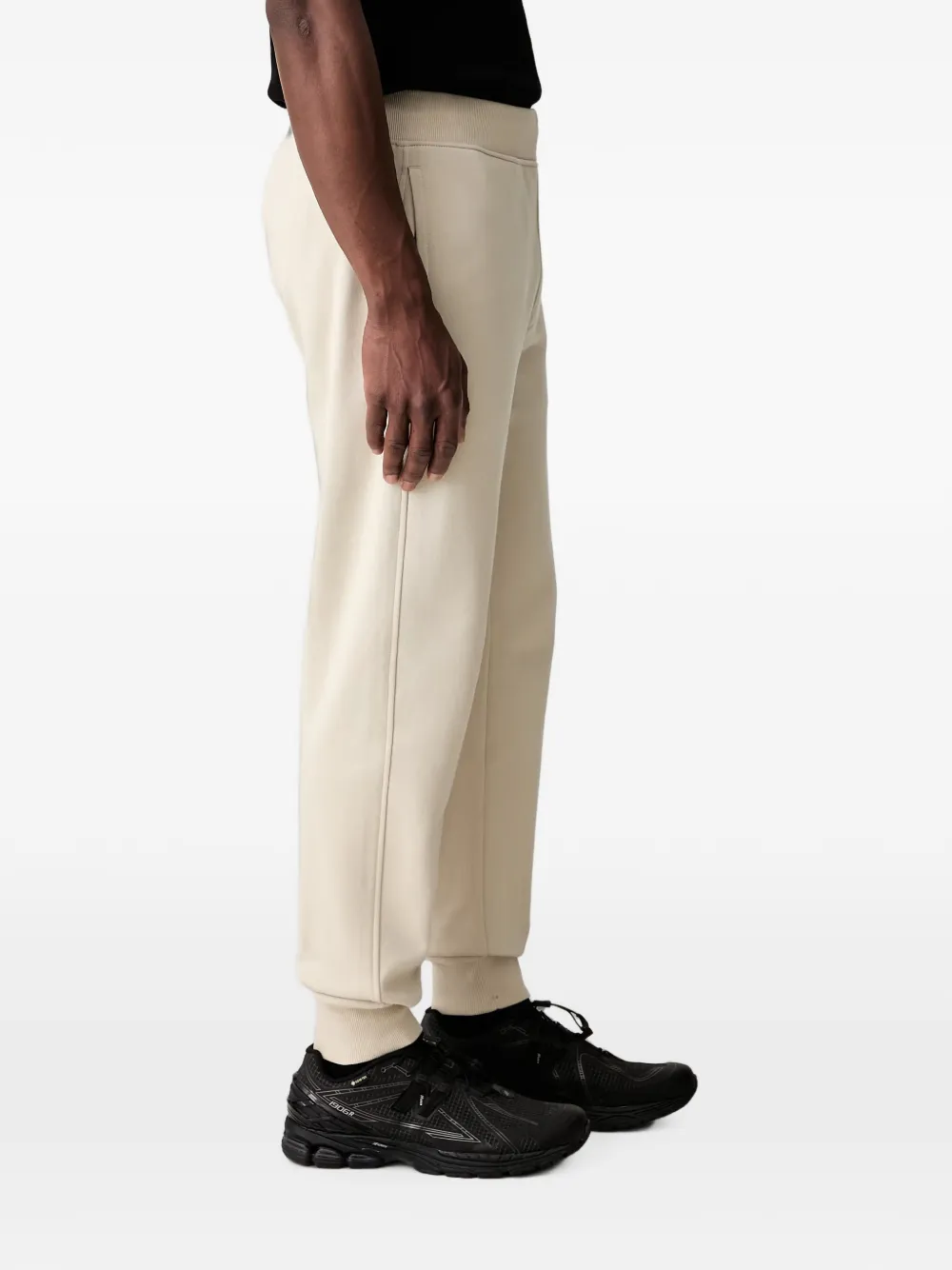 C.P. Company Diagonal Raised Fleece Lens cargo trainingsbroek Beige