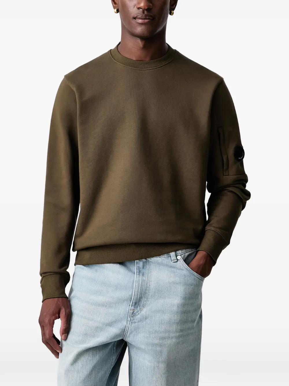 C.P. Company Lens-detail sweater - Verde