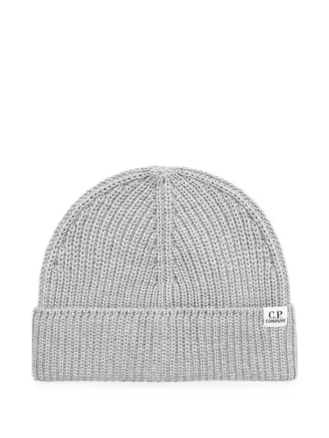 C.P. Company ribbed-knit beanie hat