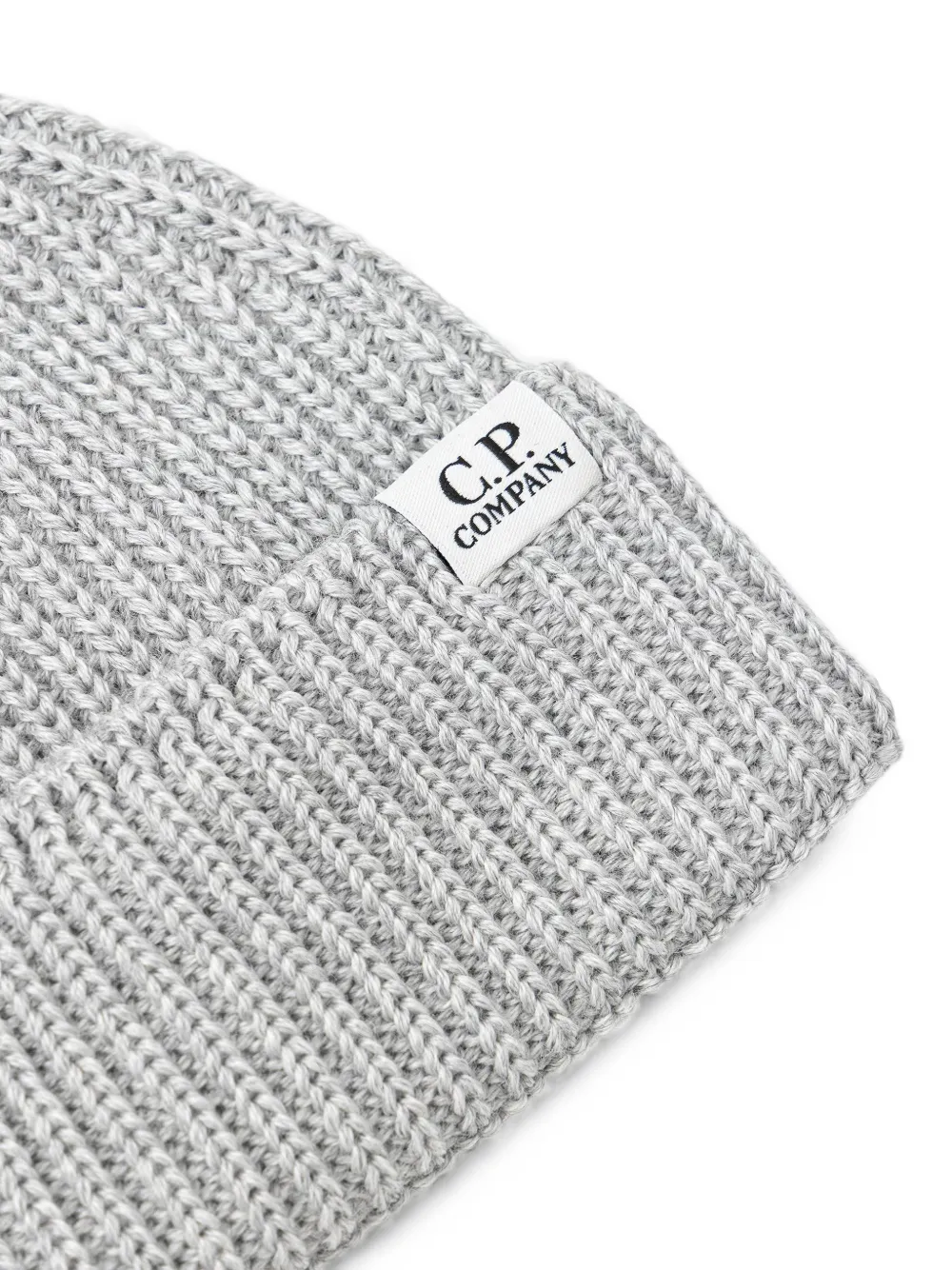 C.P. Company Ribgebreide muts Grijs