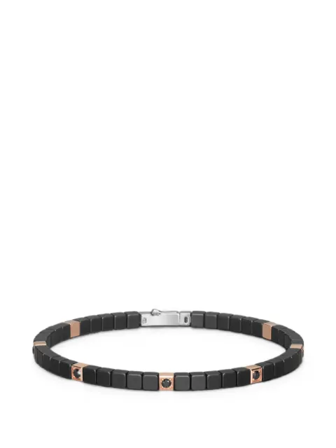 Barakà Cyborg black diamond and ceramic bracelet