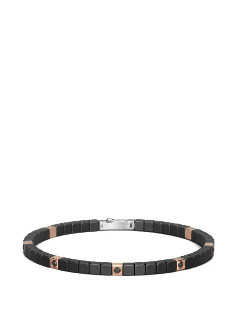 Barakà Cyborg black diamond and ceramic bracelet