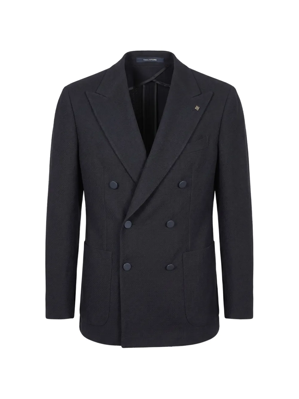 Tagliatore double-breasted peak-lapel blazer - Blau