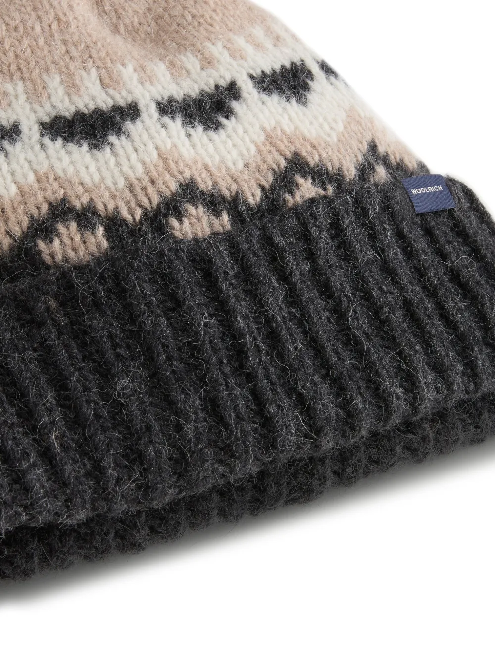 Woolrich Muts met print Beige