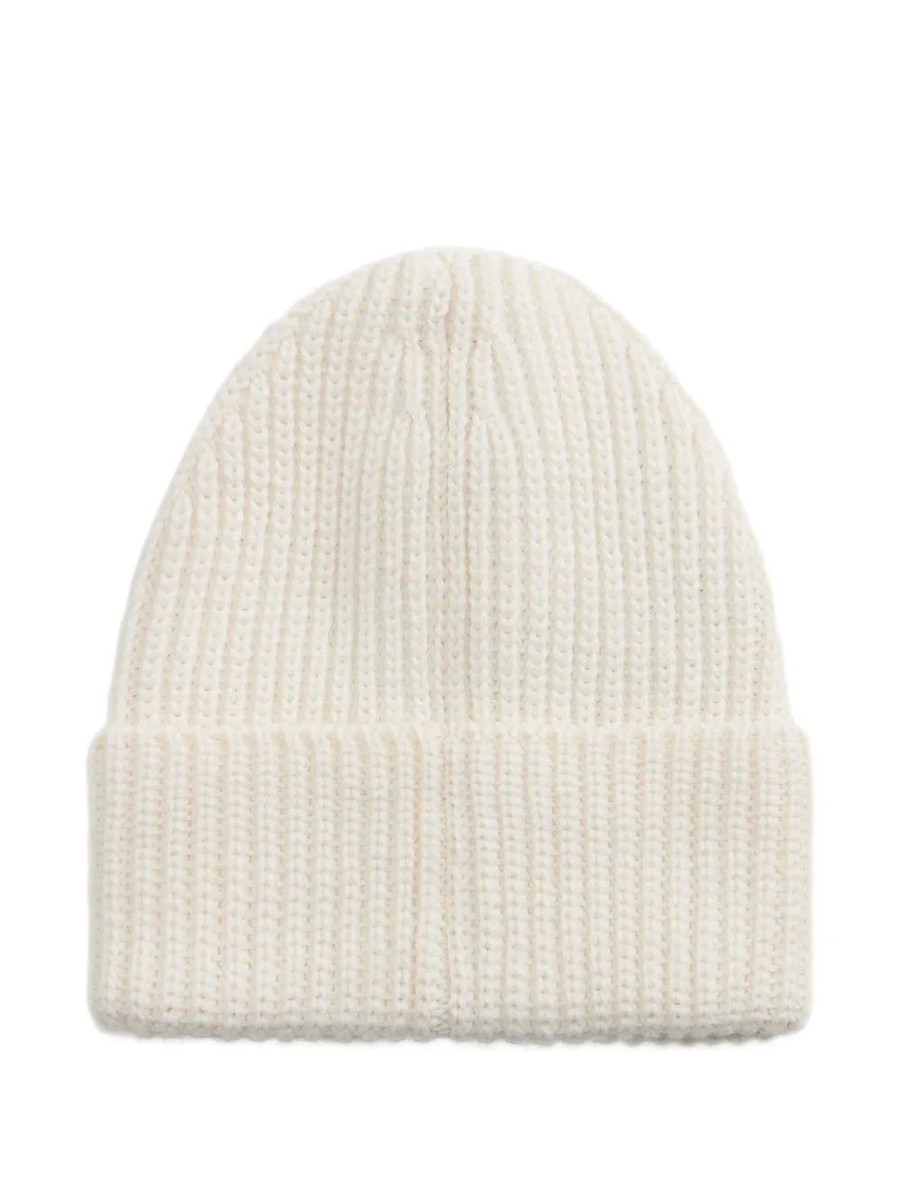 Woolrich Ribgebreide muts Beige