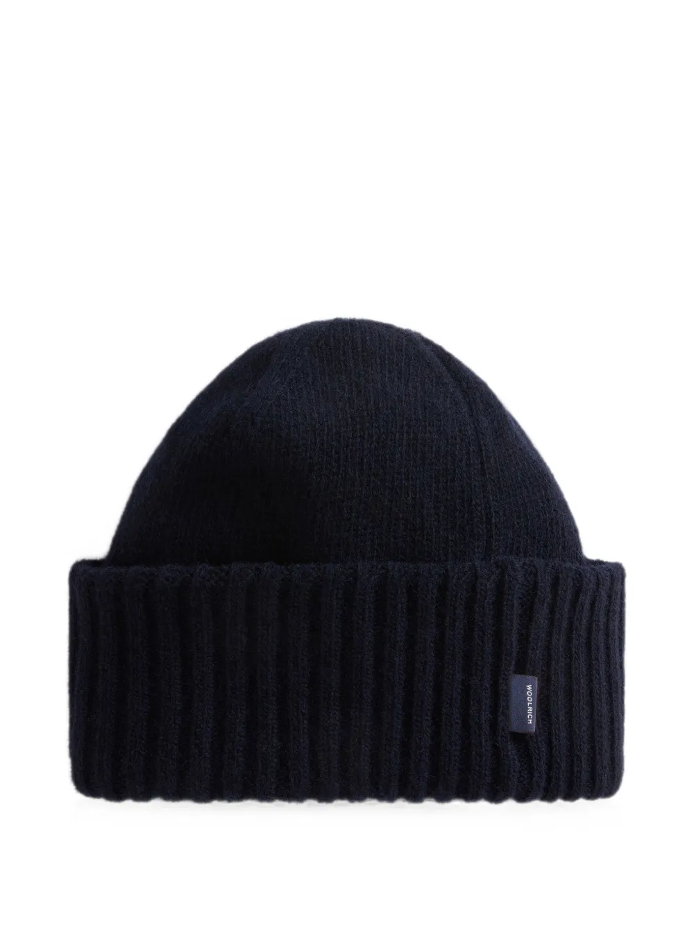 Woolrich Ribgebreide muts en sjaal set Blauw