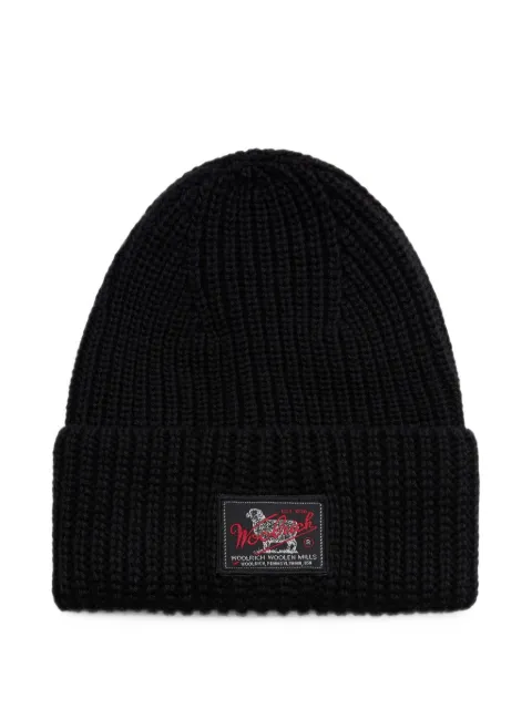 Woolrich Berretto con applicazione logo