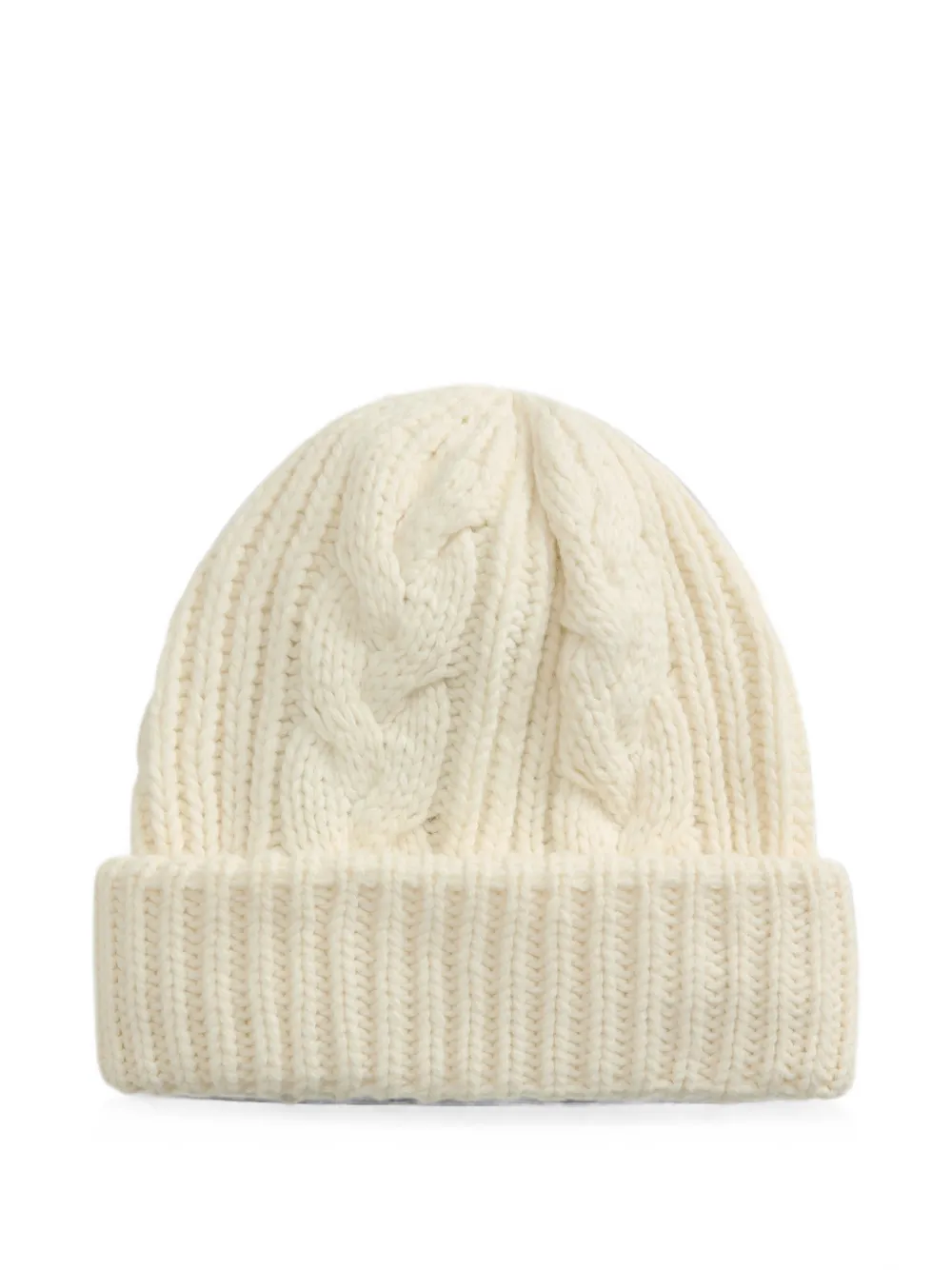 Woolrich Kabelgebreide muts Wit