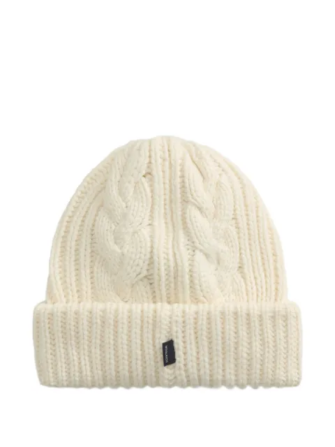 Woolrich cable-knit beanie hat