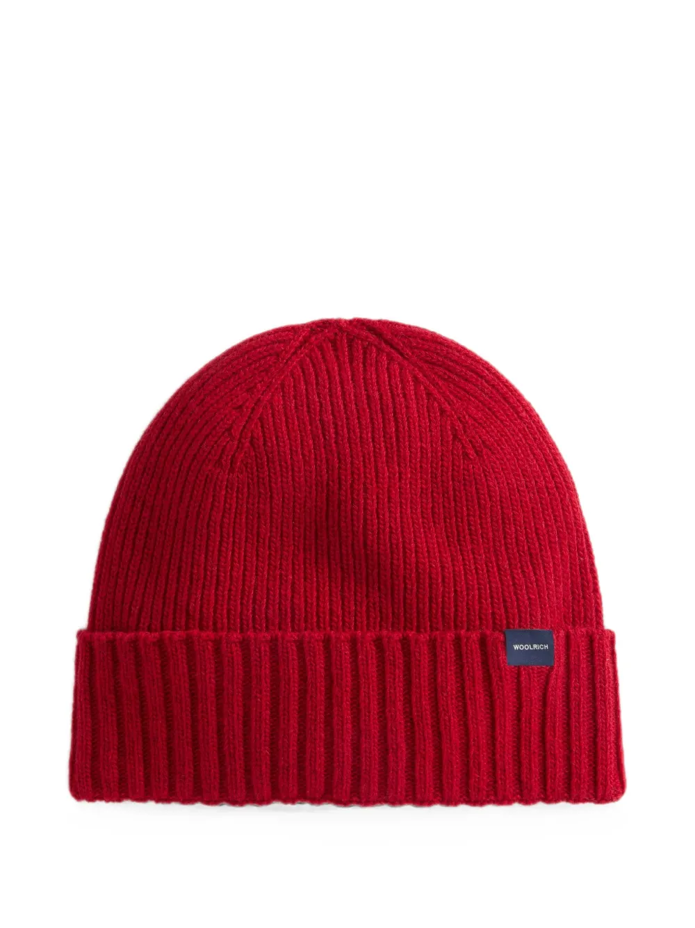 Woolrich Ribgebreide muts en sjaal Rood