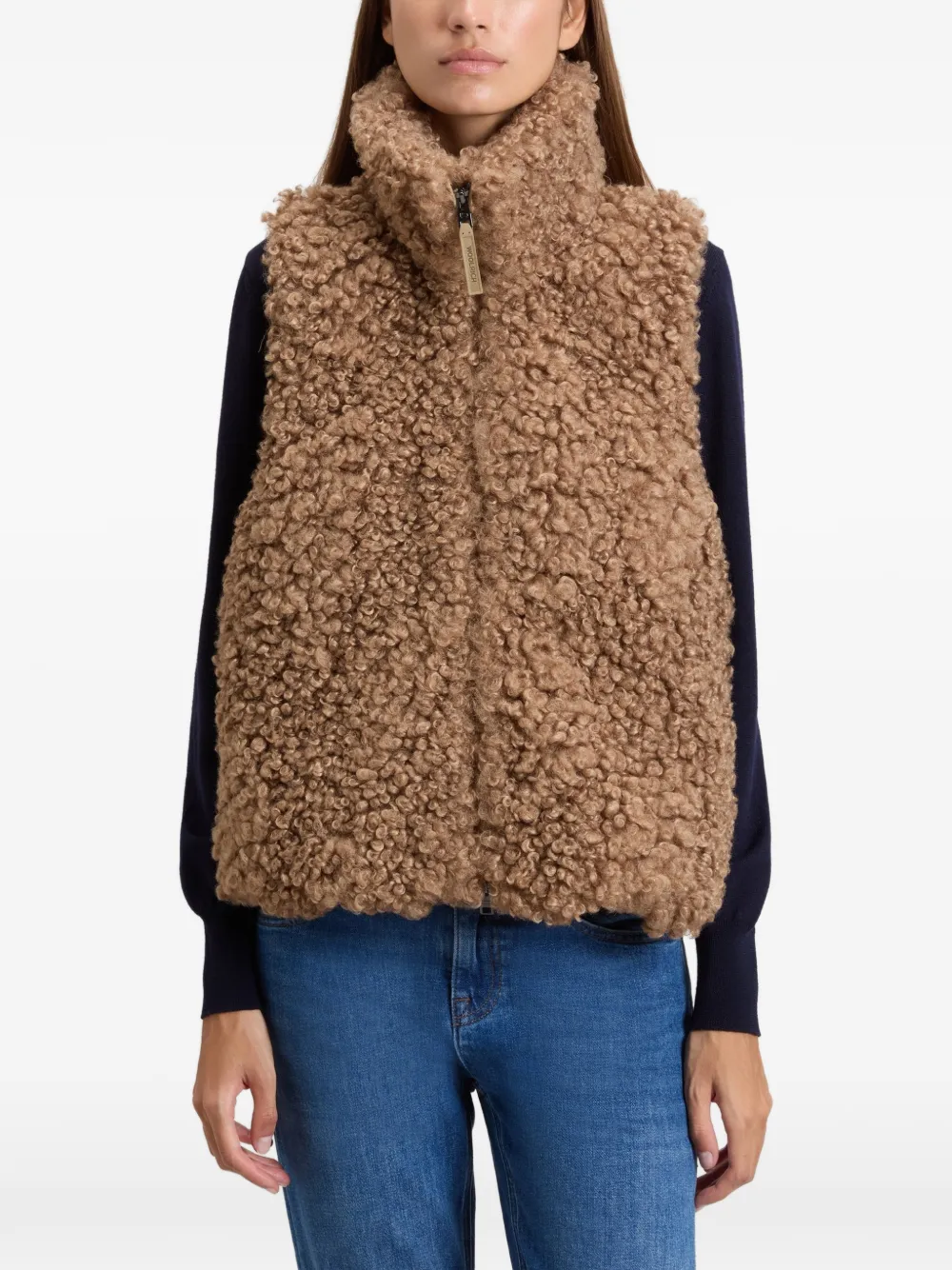 Woolrich Hybrid Curly top Bruin
