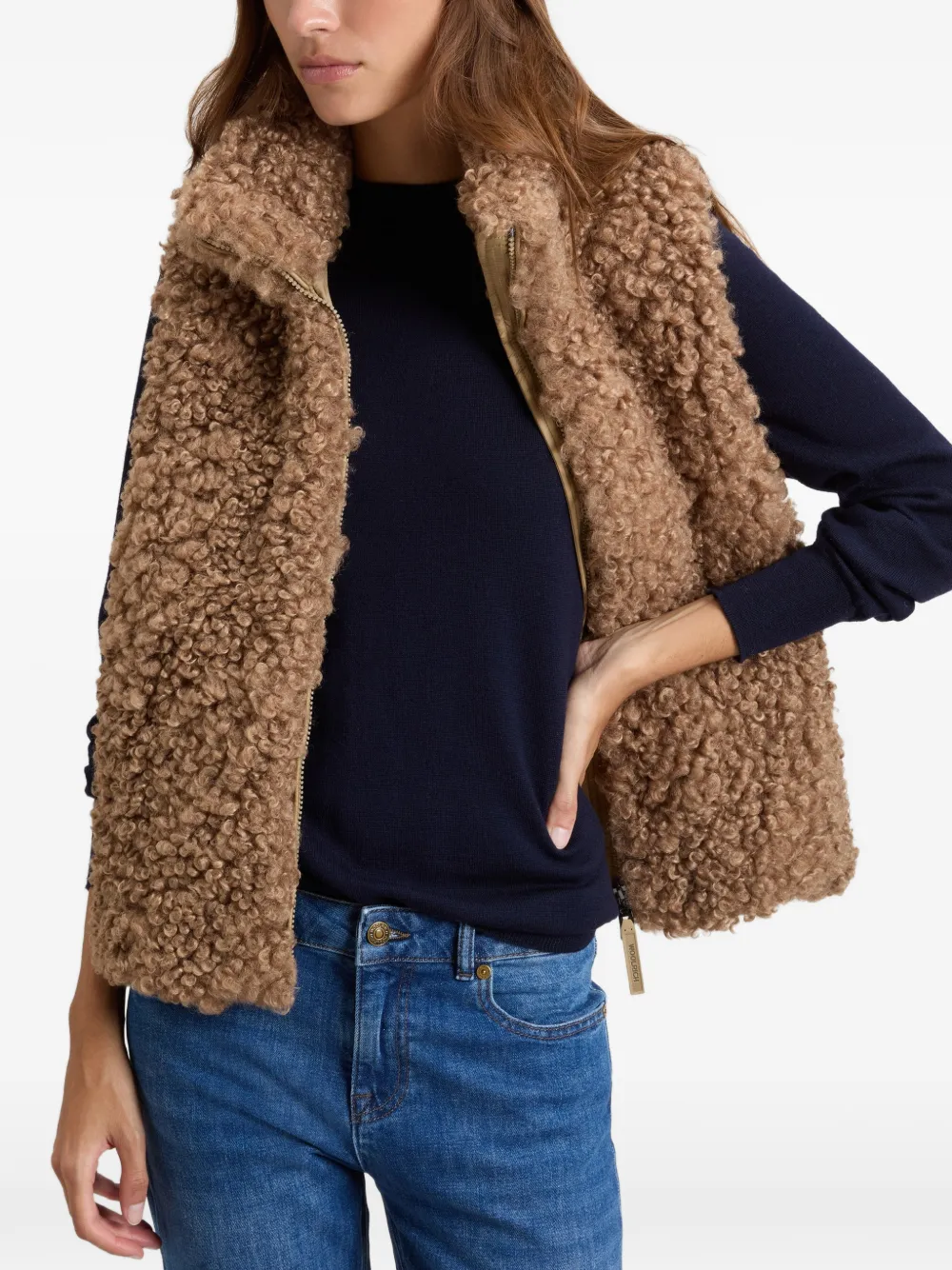 Woolrich Hybrid Curly top Bruin