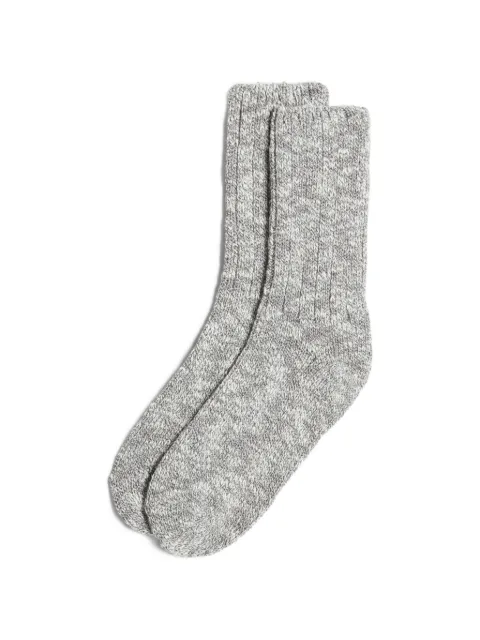 Woolrich mouline ribbed-knit socks