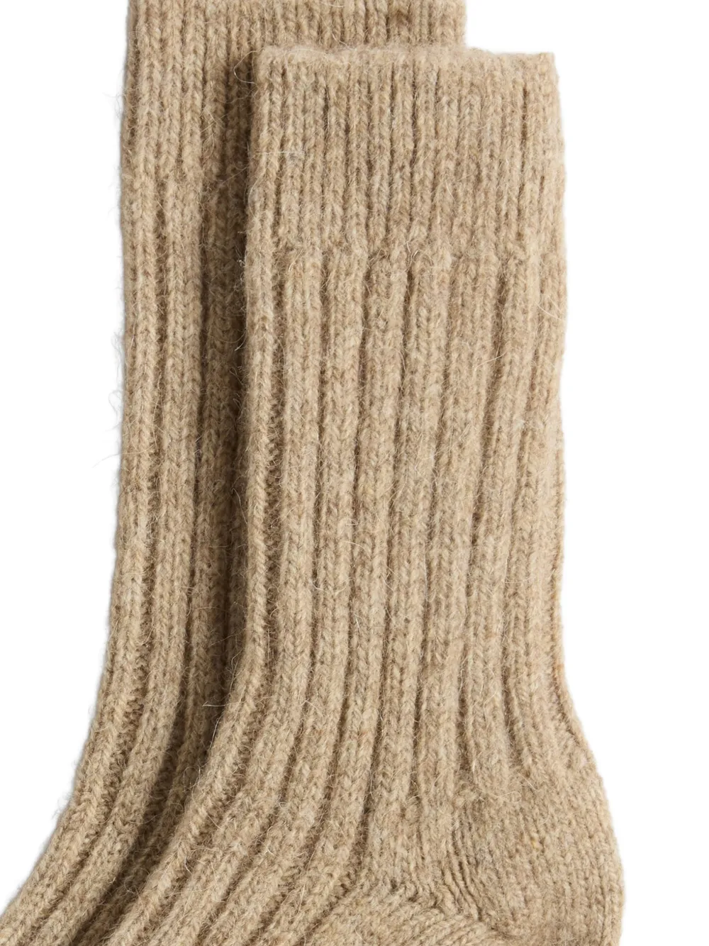 Woolrich ribbed-knit socks Beige