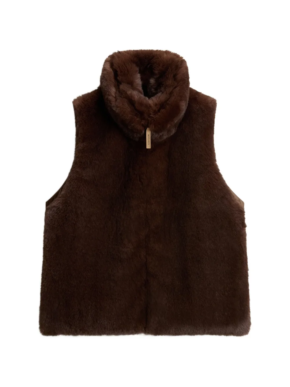 Woolrich veste sans manches hydride en façon peau lainée - Marron Woolrich veste sans manches hydride en façon peau lainée - Marron
