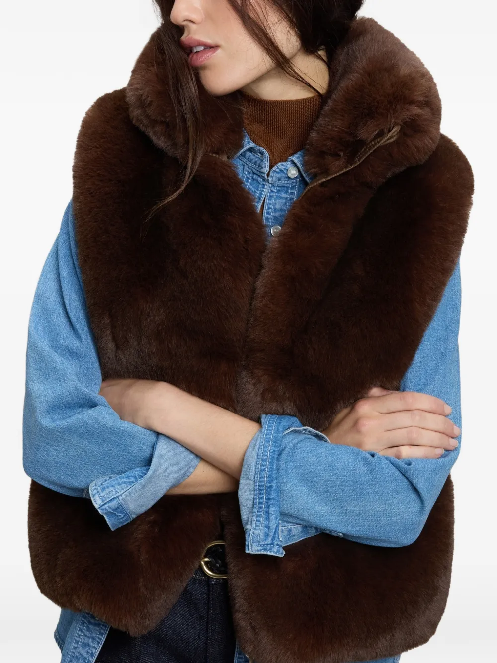 Woolrich Hybrid Curly top Bruin