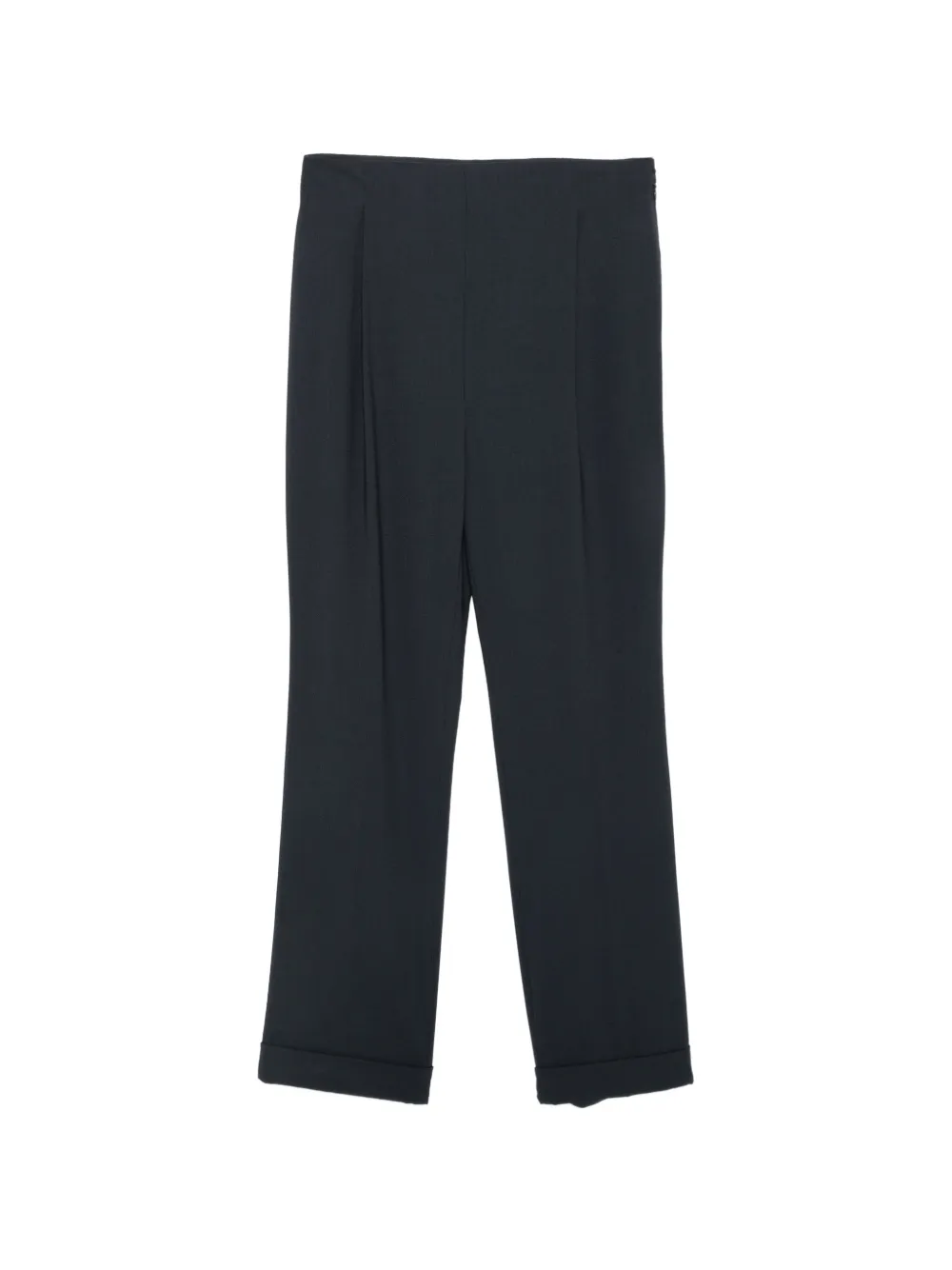 Romeo Gigli Pre-Owned Pantaloni con pieghe anni '90 - Nero