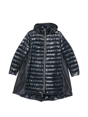 HERNO フーデッドコート ブルーグレー　46 Herno フーデッドコート | ブルー | FARFETCH JP