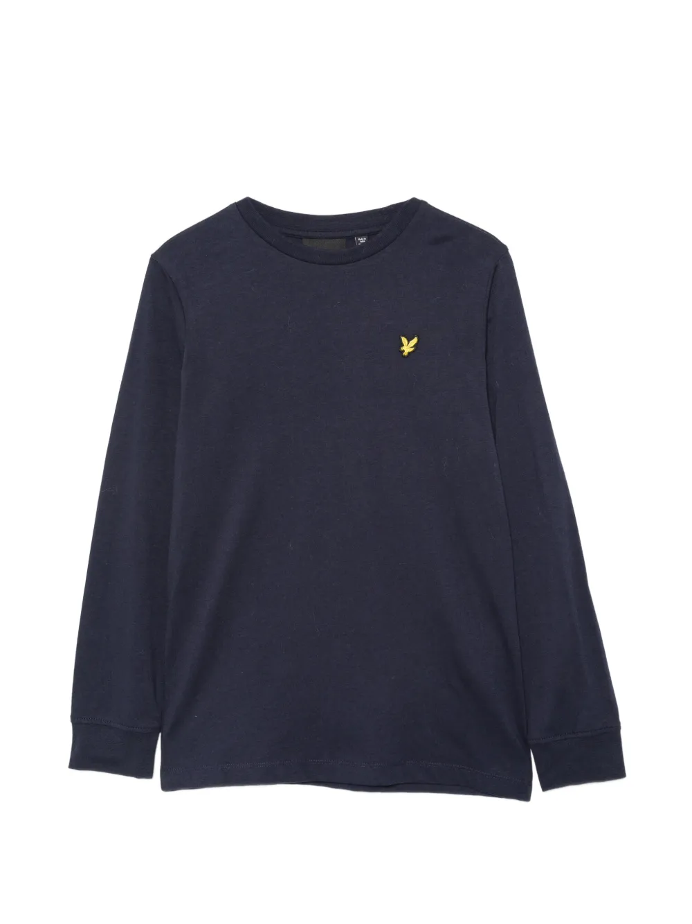 LYLE & SCOTT kids T-shirt a maniche lunghe con applicazione - Blu
