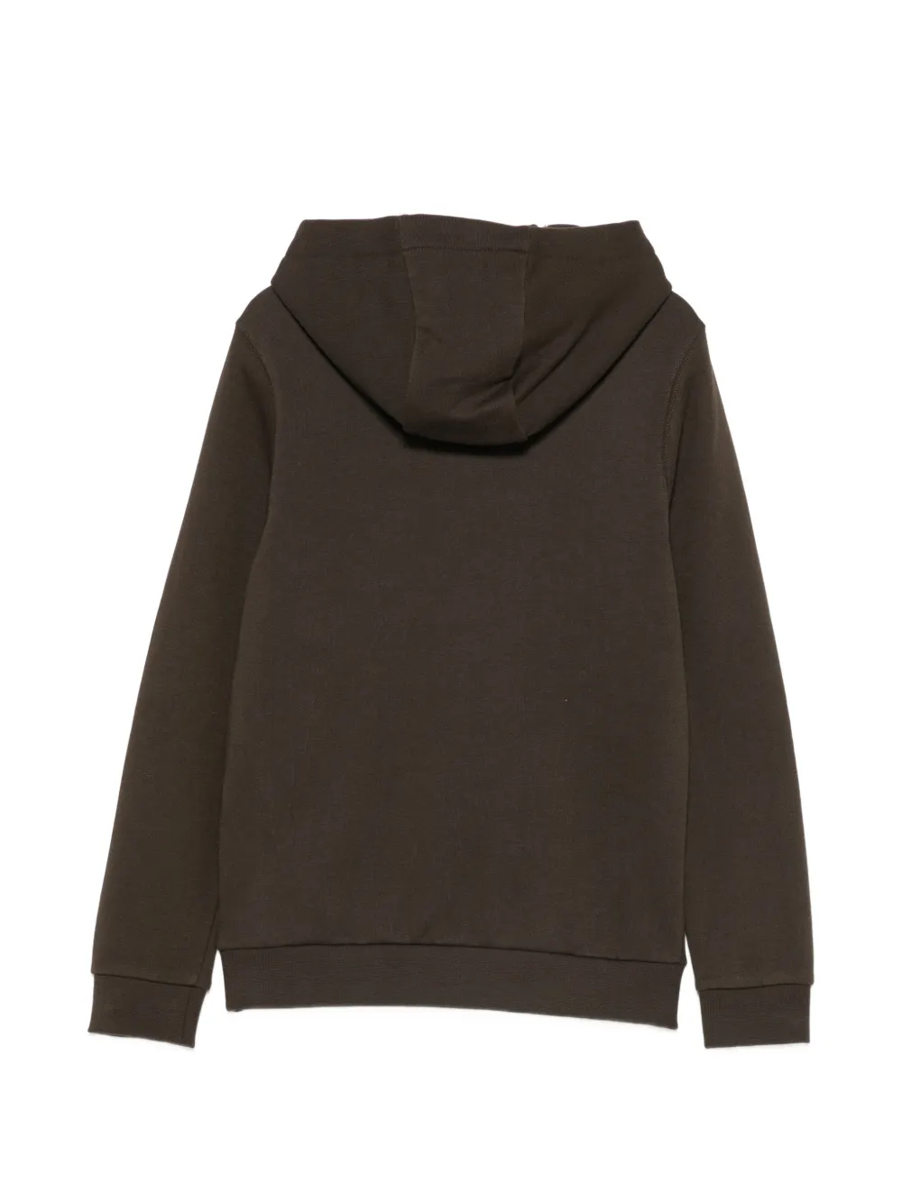 LYLE & SCOTT kids Hoodie met logo-patch en opgestikte zak Bruin