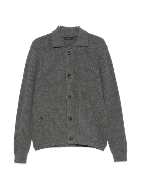 Zanone ribbed-knit button-up cardigan