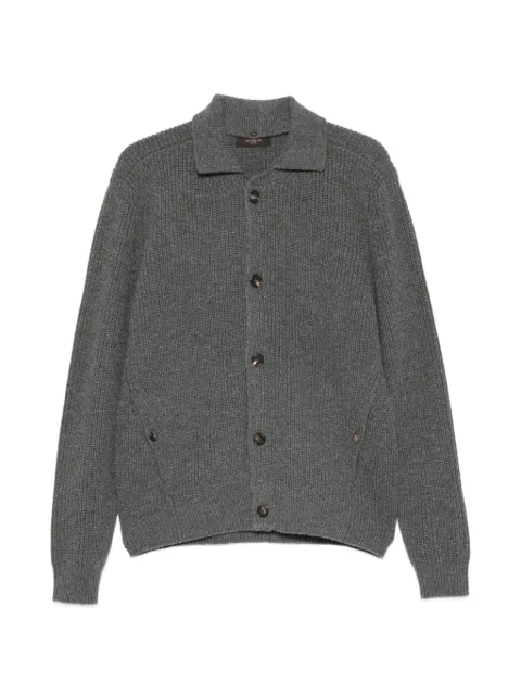 Zanone ribbed-knit button-up cardigan
