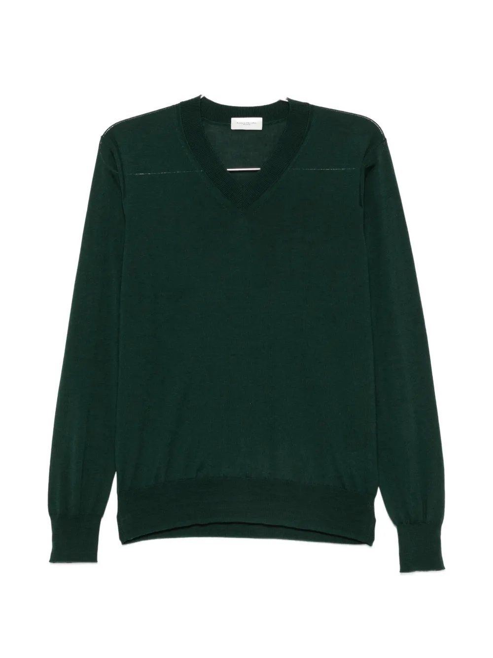Paolo Pecora V-neck sweater - Verde