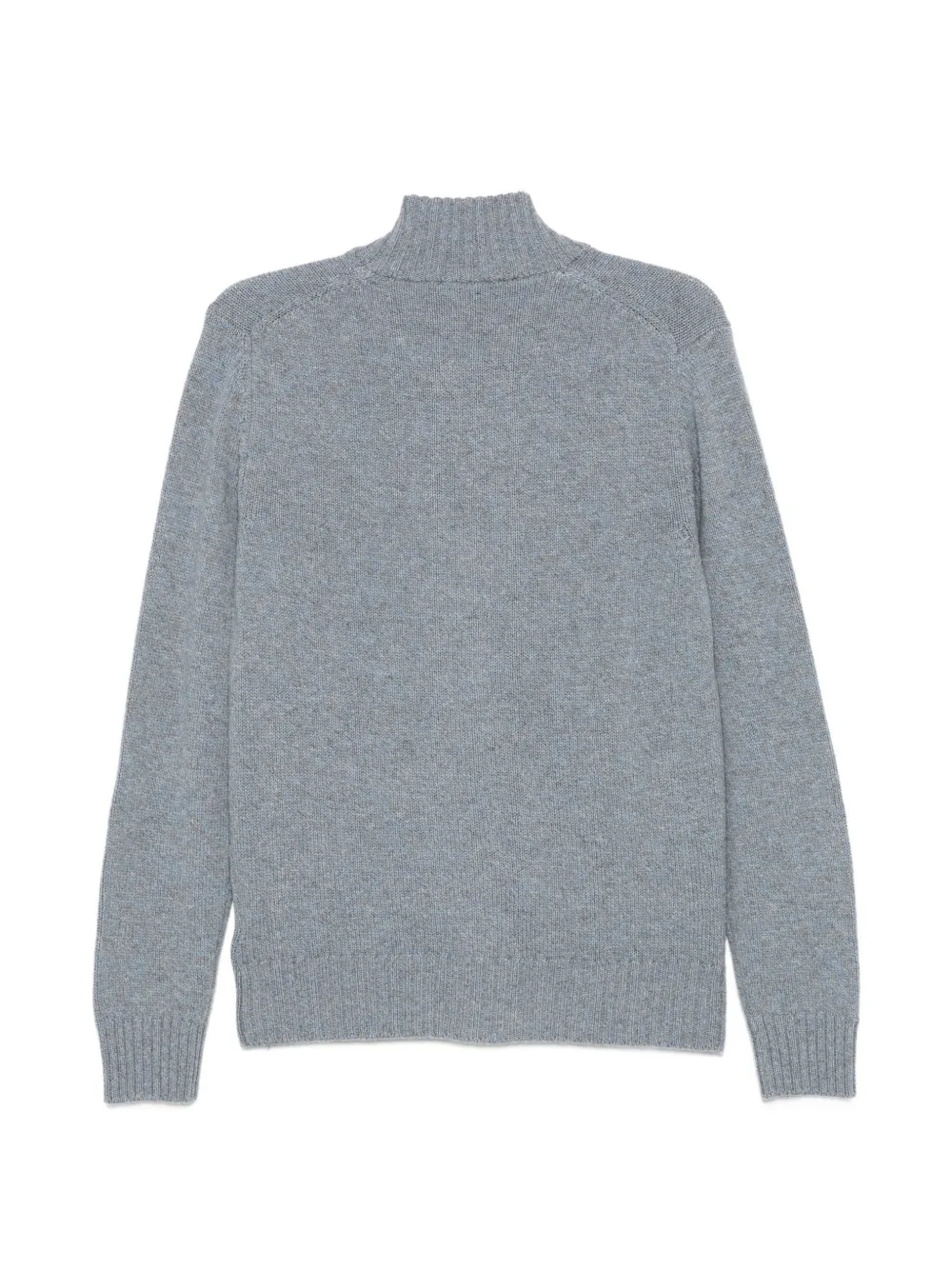 Zanone Vest met hoge hals en knopen Blauw