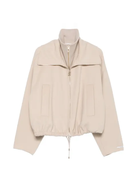 Sportmax chaqueta con dobladillo elástico
