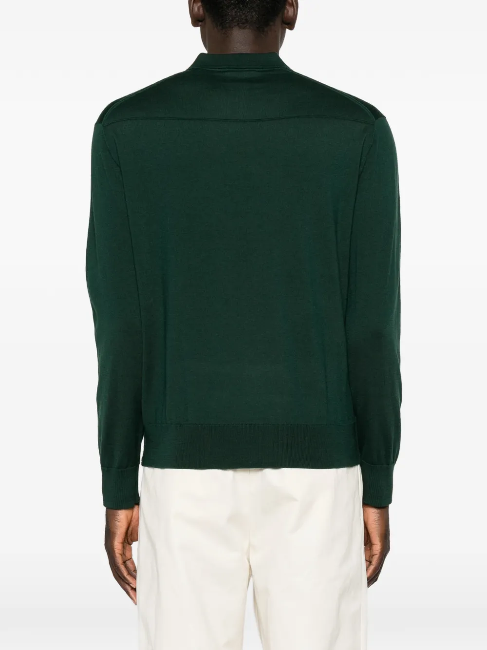 Paolo Pecora Wollen poloshirt Groen