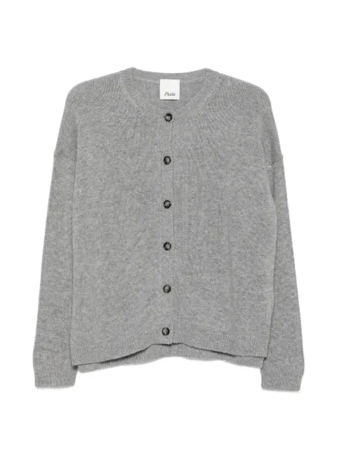Allude button-up cardigan
