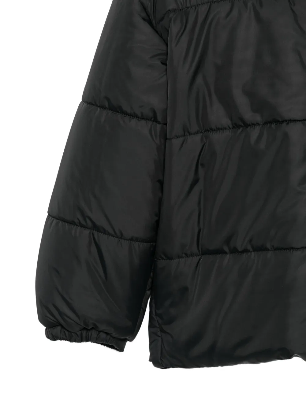 Fendi Kids Gewatteerd jack met FF-logo Zwart