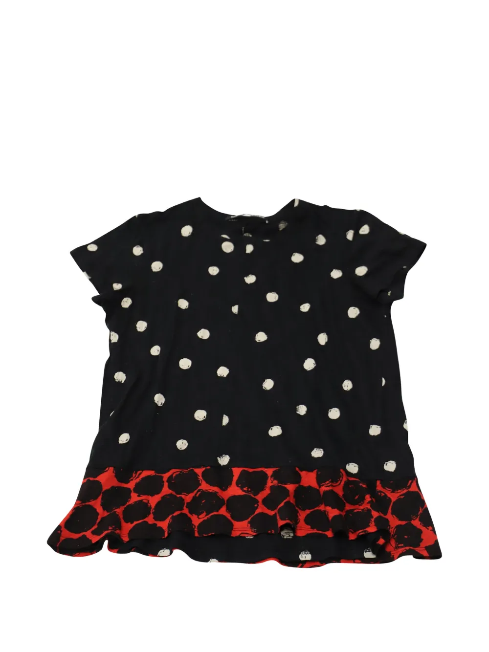 Proenza Schouler t-shirt manches courtes à pois - Noir Proenza Schouler t-shirt manches courtes à pois - Noir