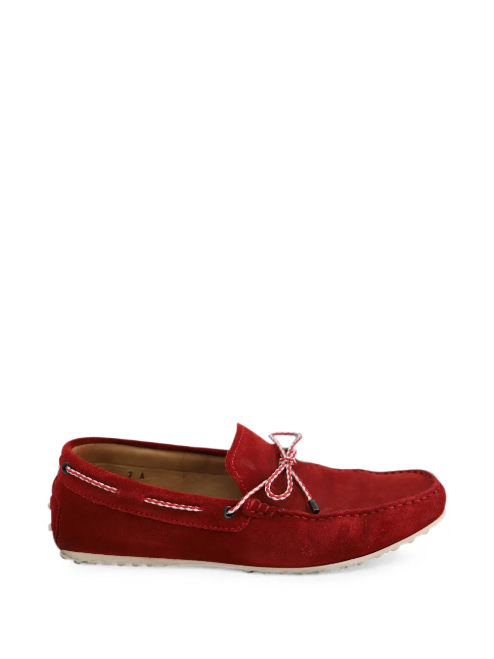 Tod's Vintage Gommino suede loafers - Rot